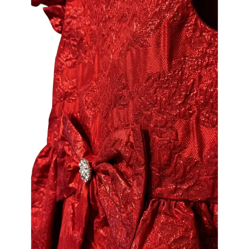 Rare Editions Floral Holiday Dress Size 4T